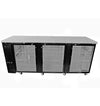 Saba SBB-27-90G Three Glass Door Back Bar Refrigerator