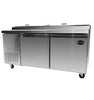 Saba SPP-67-9 67″ Two Door Pizza Prep Refrigerator