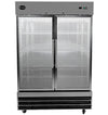 Saba S-47RG Two Glass Door Reach-In Refrigerator