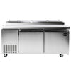 Saba SPP-67-9 67″ Two Door Pizza Prep Refrigerator