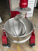 Hobart H600 60qt Mixer Pizza Dough Manual Bowl Lift on casters