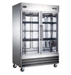 Saba S-47FG Two Glass Door Reach-In Freezer