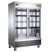 Saba S-47RG Two Glass Door Reach-In Refrigerator