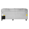 Turbo Air 93" TPR-93SD-D4-N Refrigerated Pizza Prep Table